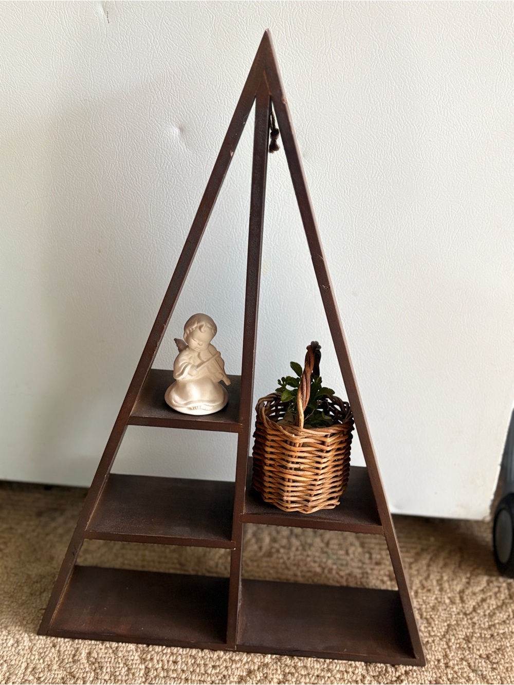 Triangle Display Shelf